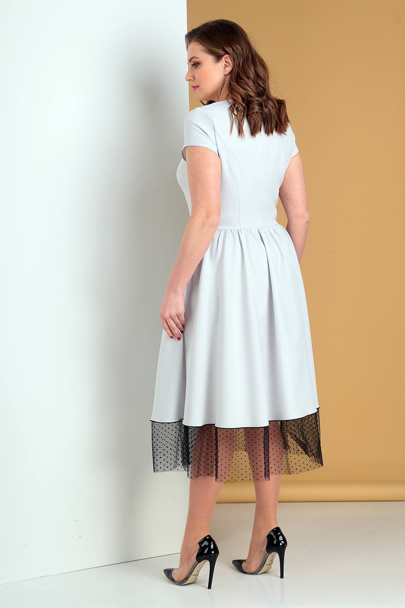 Платья Liona Style 688 жемчуг