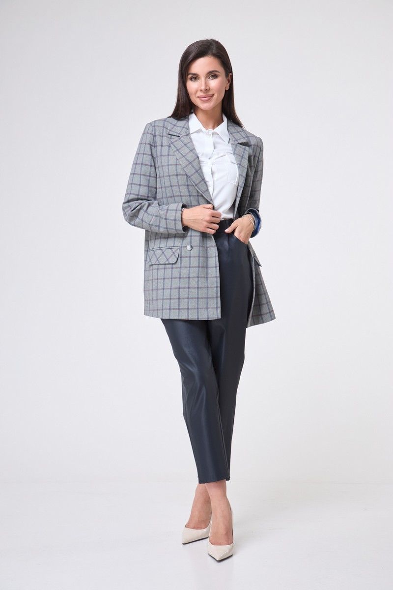 Жакеты Anelli 898 клетка_красная