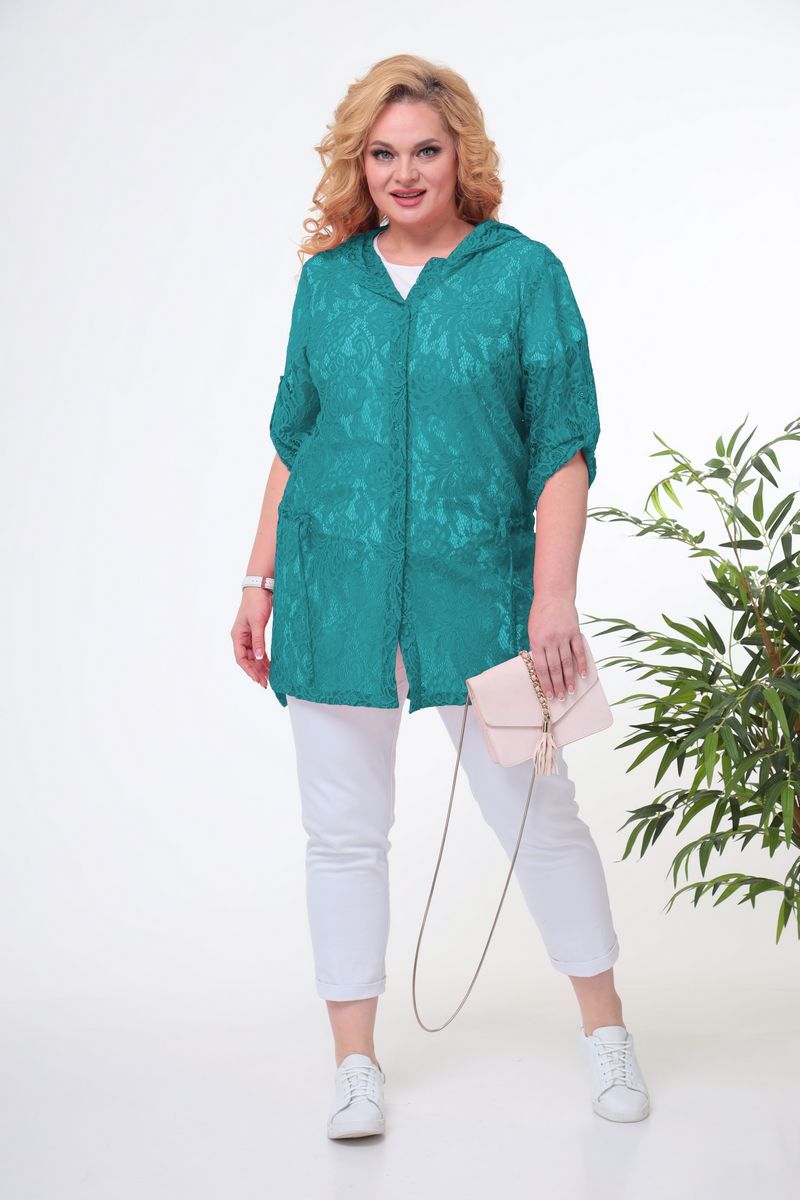 Блузы Anastasia 795 изумруд