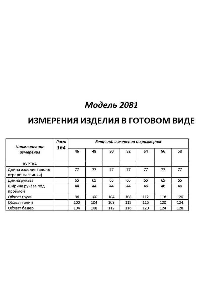Женская куртка Shetti 2081 черный