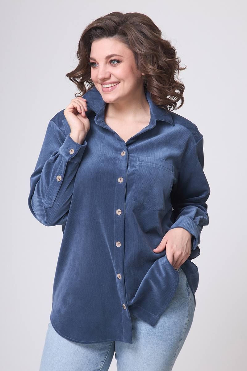 Блузы Zlata 4415 голубика