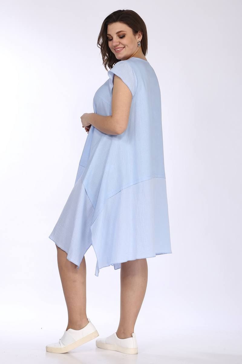 Платья Lady Style Classic 2574 голубые_тона