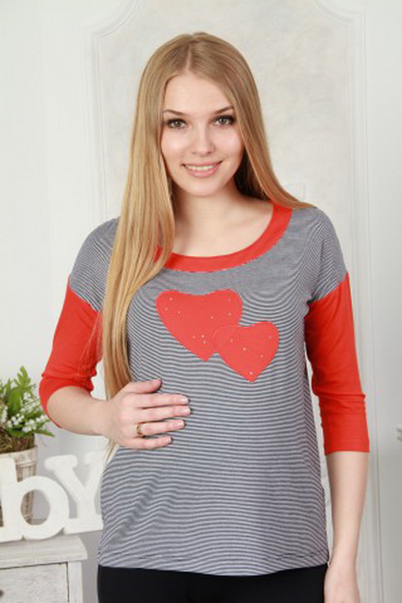 Туника для беременных Lucky mum 1103