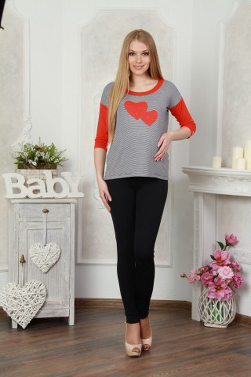 Туника для беременных Lucky mum 1103