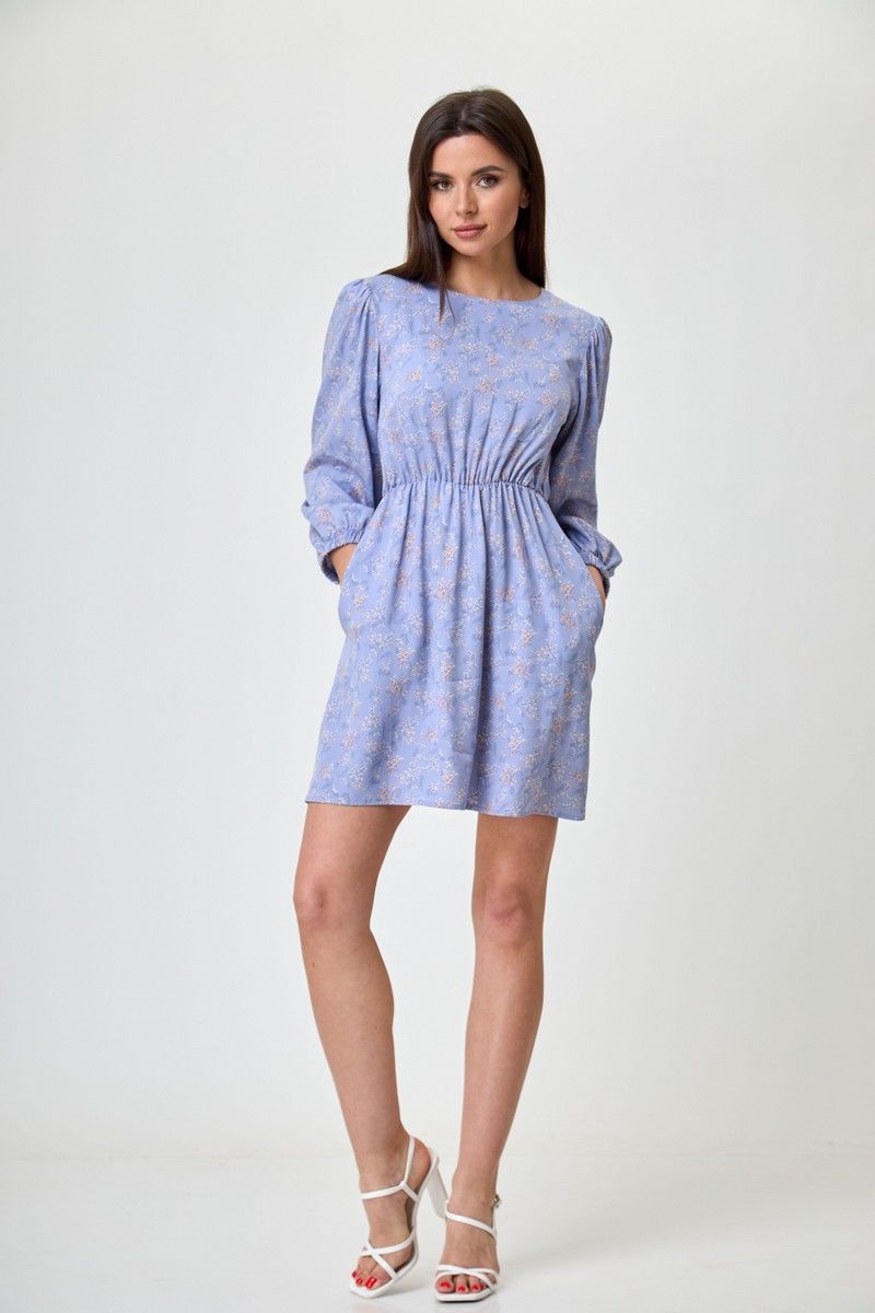 Платья Anelli 1235 голубой
