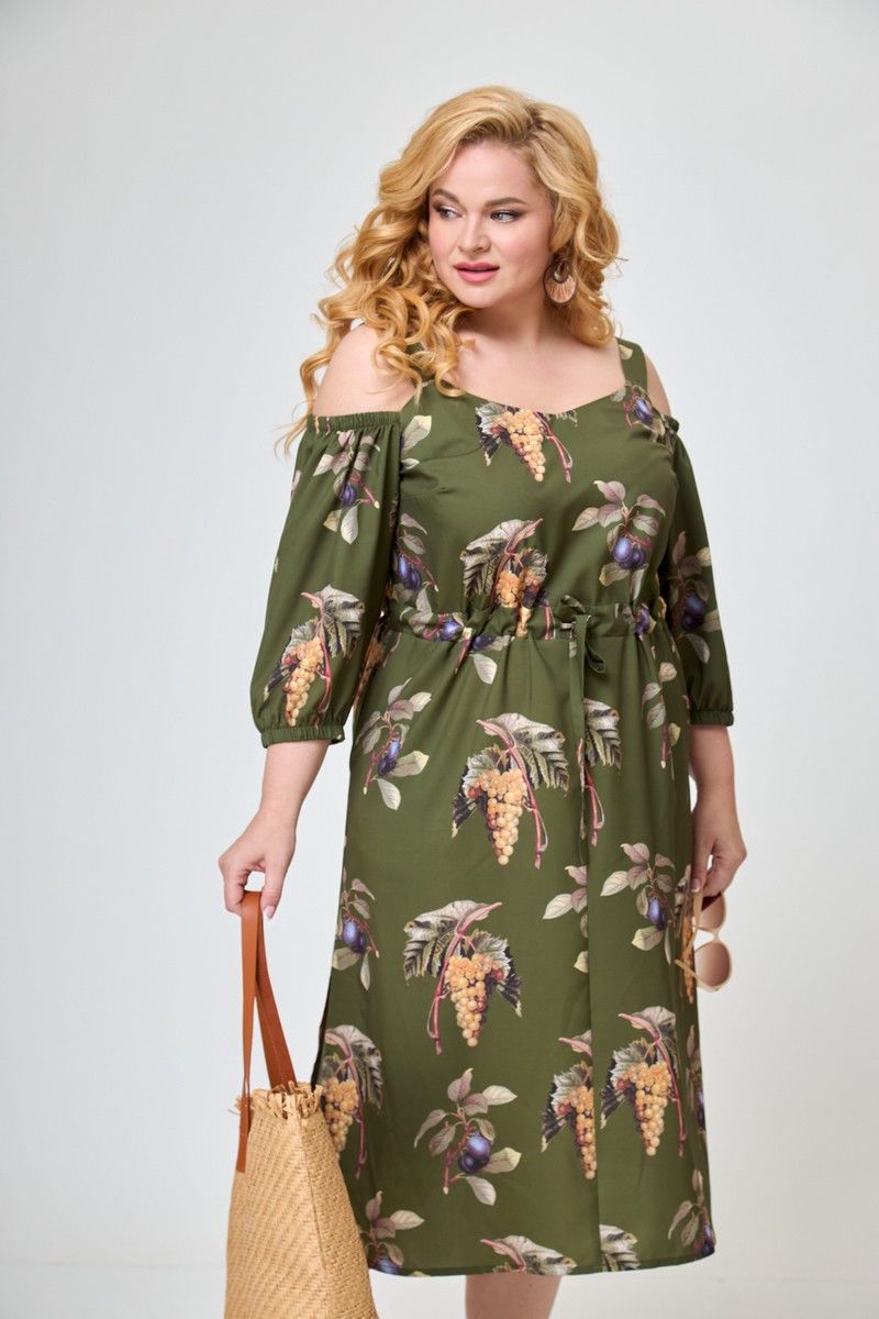 Платья Anelli 1241 аспарангус