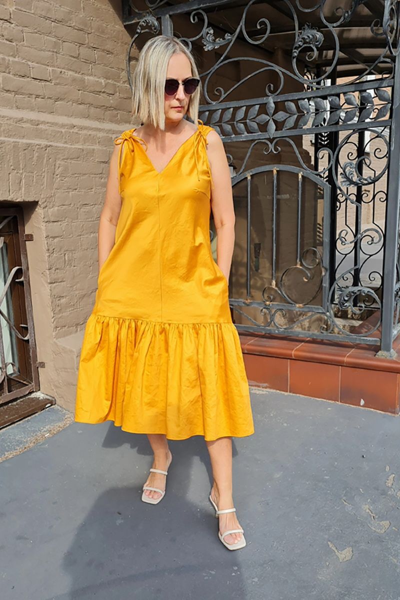 Платья Shymoda 321-22 темно-оранжевый