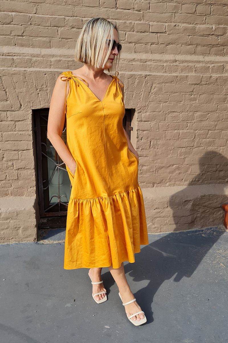 Платья Shymoda 321-22 темно-оранжевый