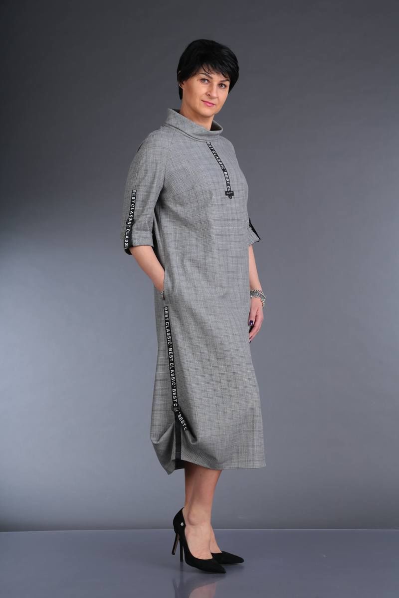 Платья ZigzagStyle 374 клетка