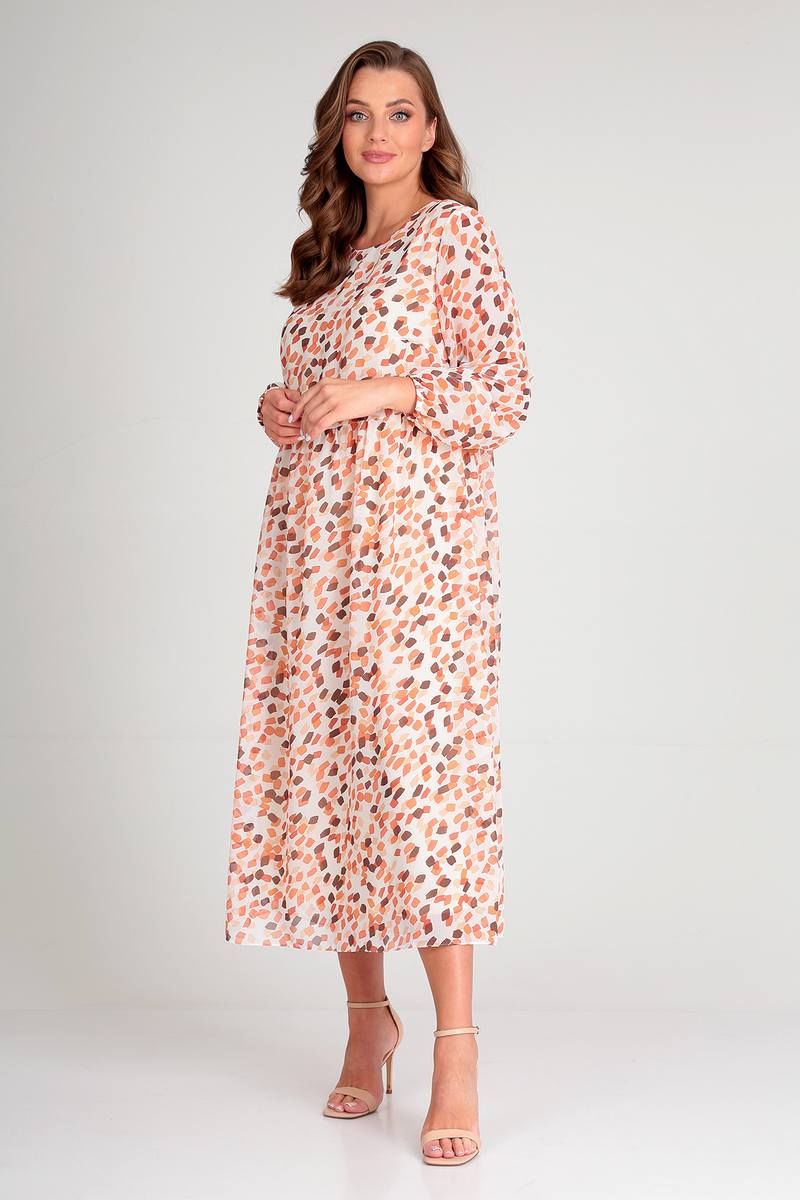 Плательный комплект Liona Style 813 терракот
