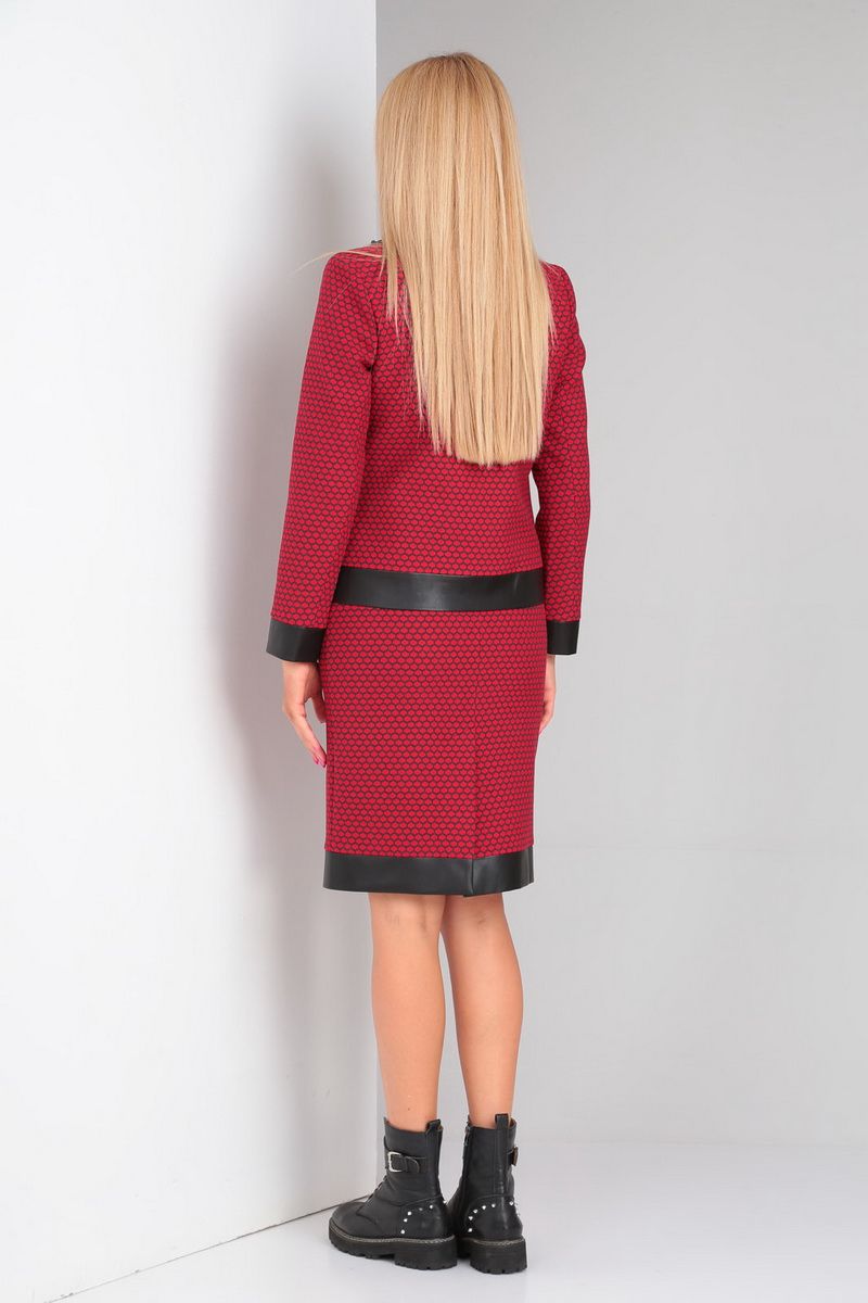 Юбочный костюм Gamma Gracia 170 бордовый-черный-соты