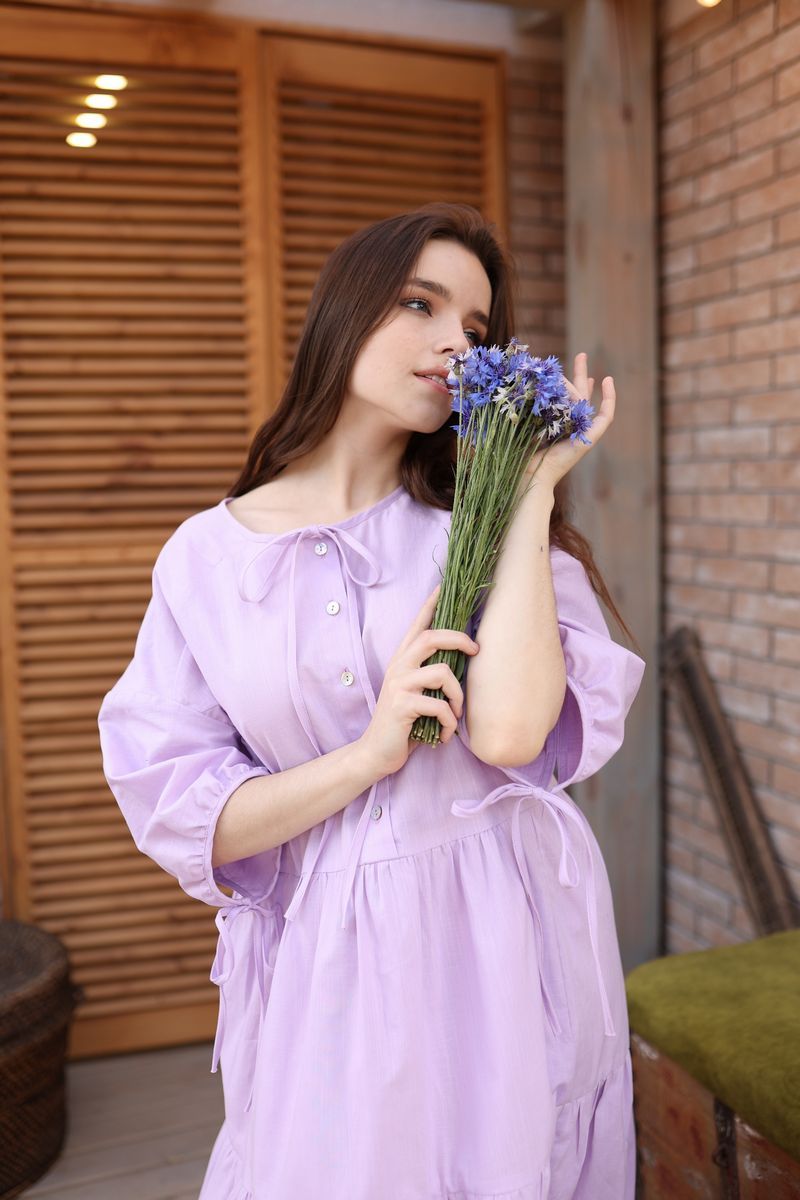 Платья АМУЛЕТ 9592 лаванда