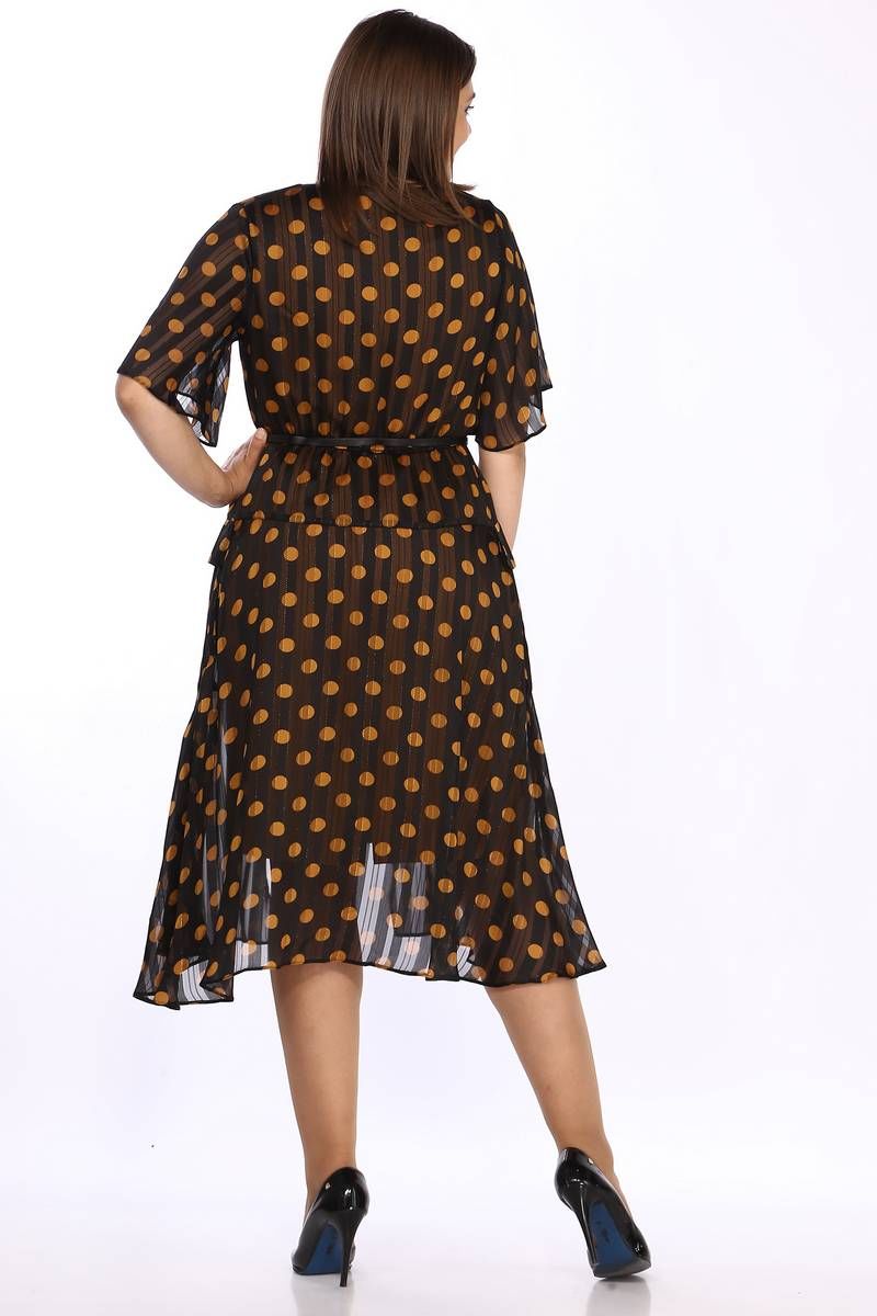 Плательный комплект Lady Style Classic 1875 черный_с_кирпичным