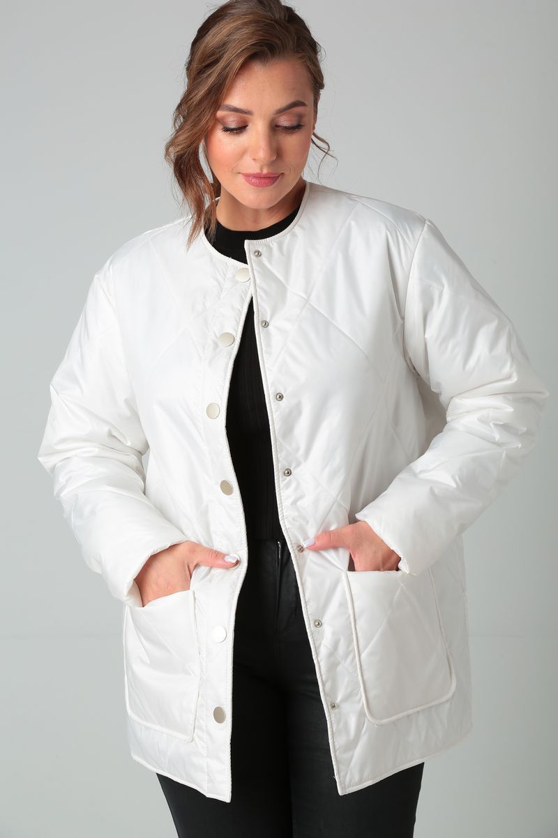 Женская куртка Modema м.1040/3 молочный