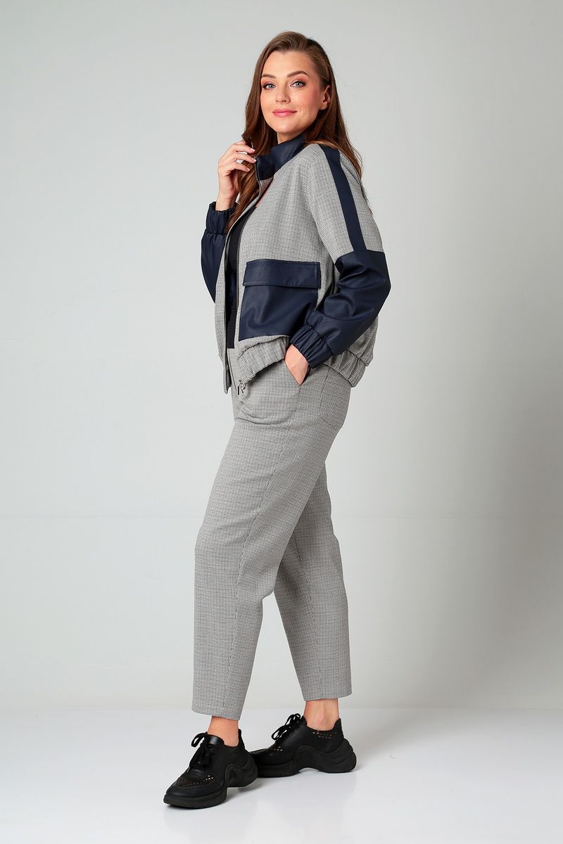 Брючный комплект Liona Style 855 синий