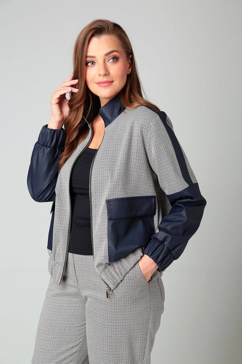 Брючный комплект Liona Style 855 синий