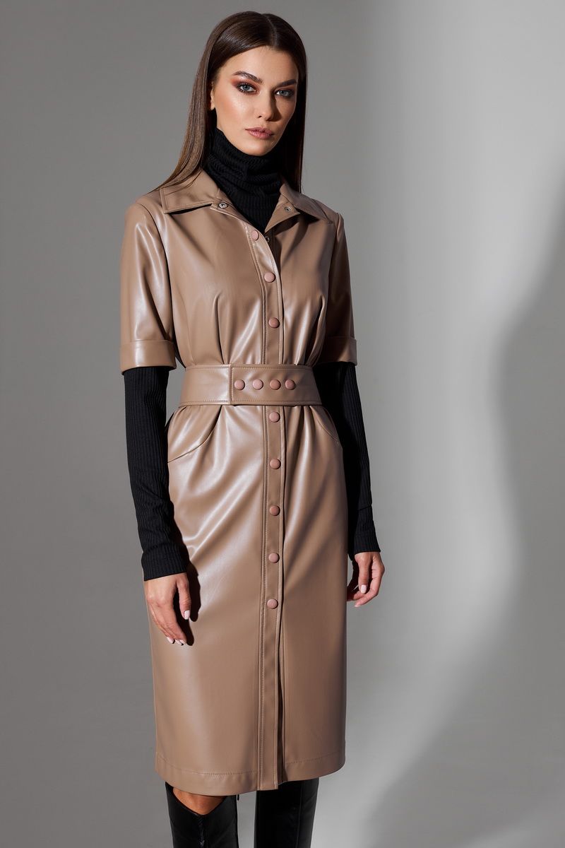 Платья DiLiaFashion 0671 бежевый