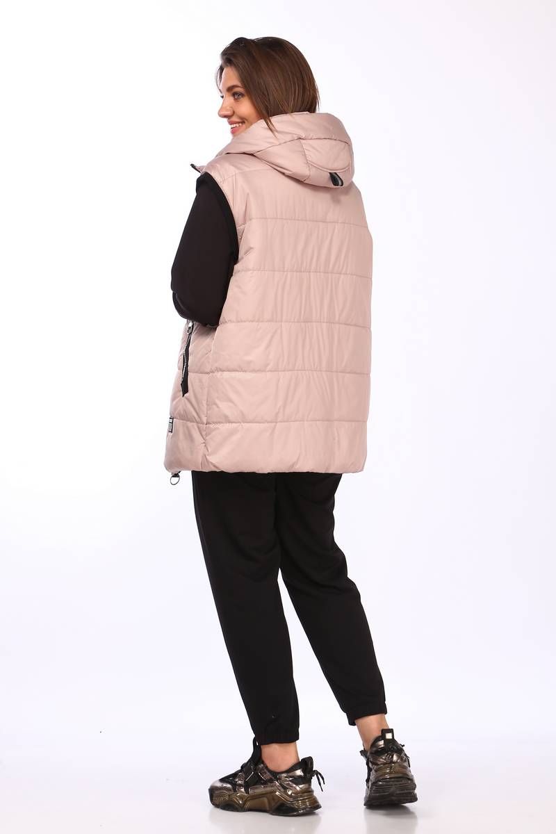 Брючный комплект Lady Secret 2858 пудра+черный