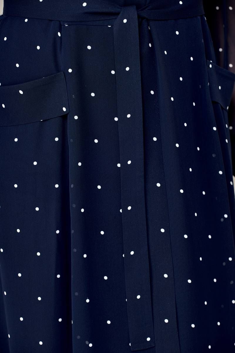Платья Moda Versal П2399 т.синий_горох