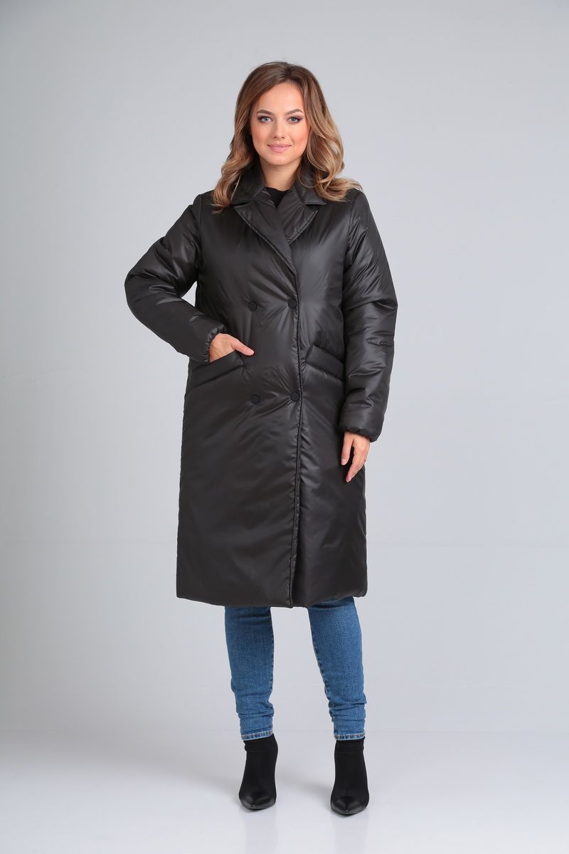 Женское пальто Modema м.1039/1 черный