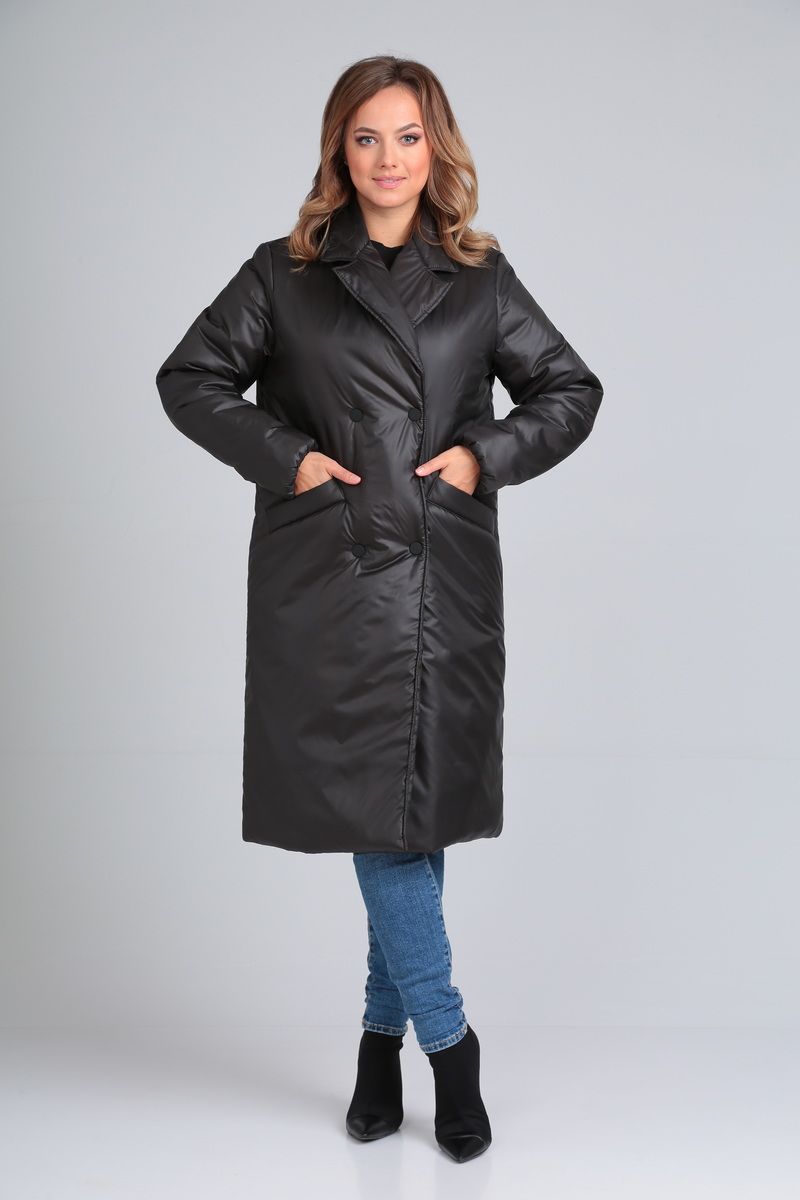 Женское пальто Modema м.1039/1 черный