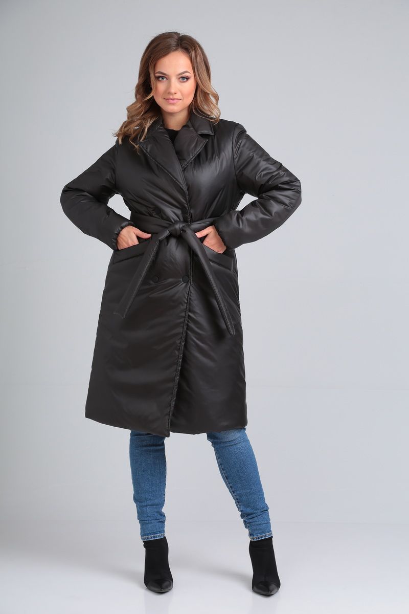Женское пальто Modema м.1039/1 черный