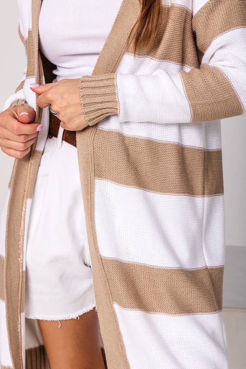 Кардиганы Romgil 715ХТЗ бежевый,белый