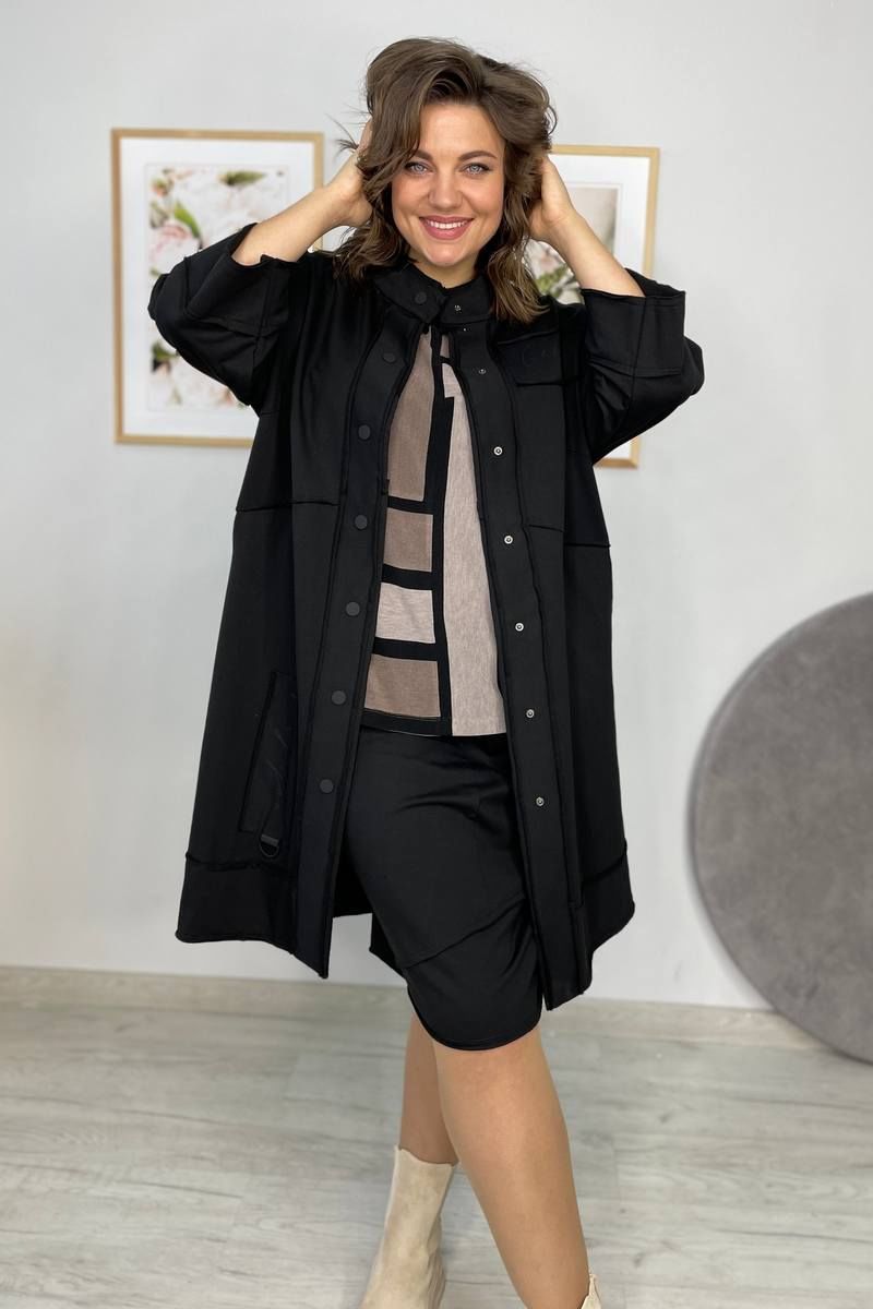Кардиганы Rumoda 2019/1 черный