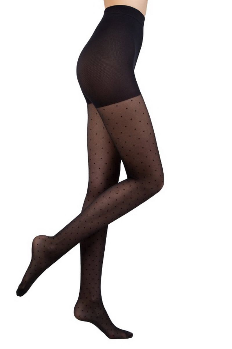Колготки Conte Elegant Fantasy_Dots_slim Nero