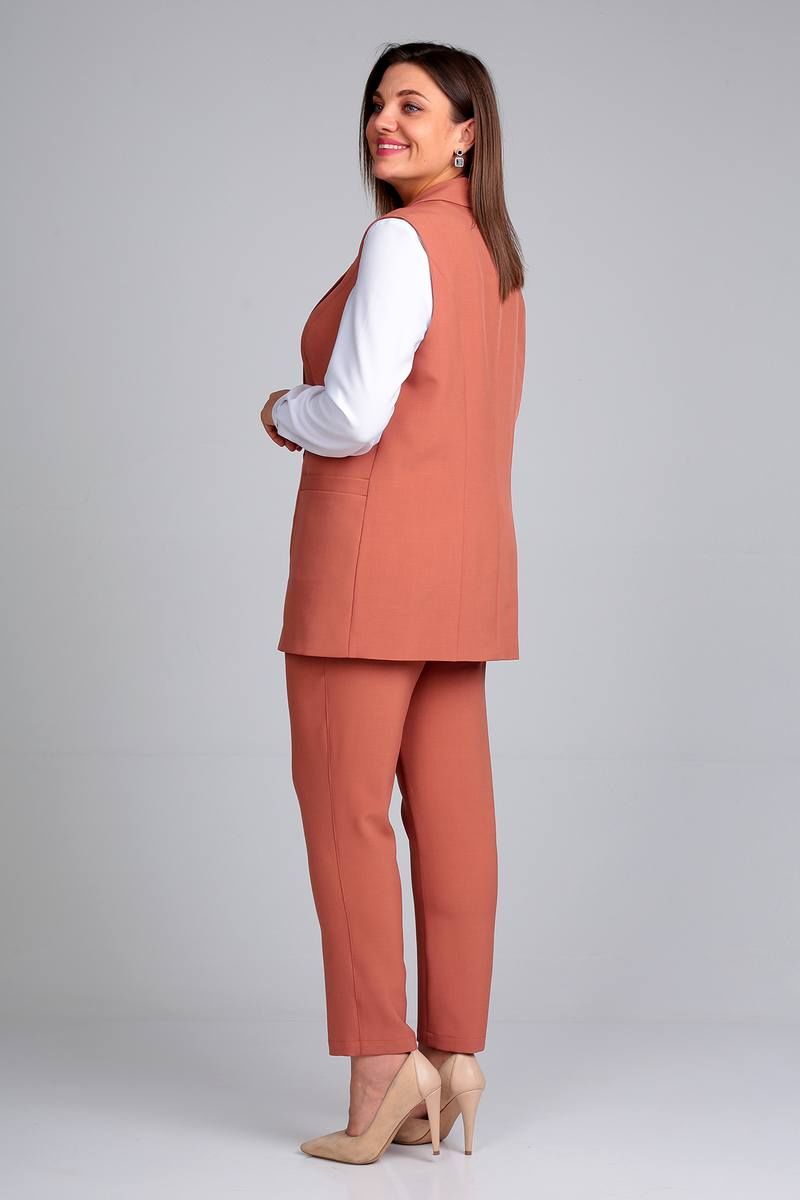 Брючный комплект Liona Style 859 терракот