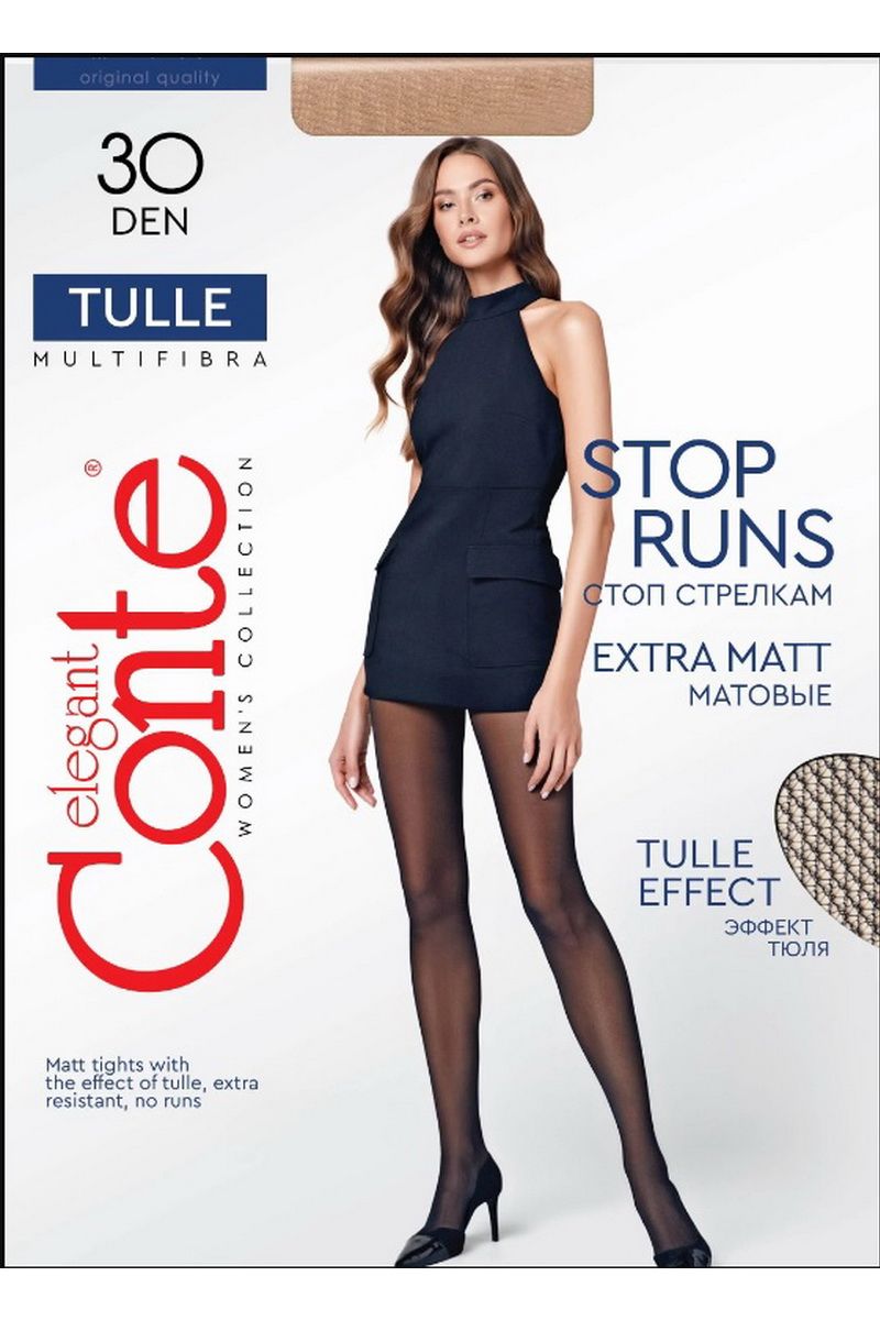 Колготки Conte Elegant Tulle_Bronz