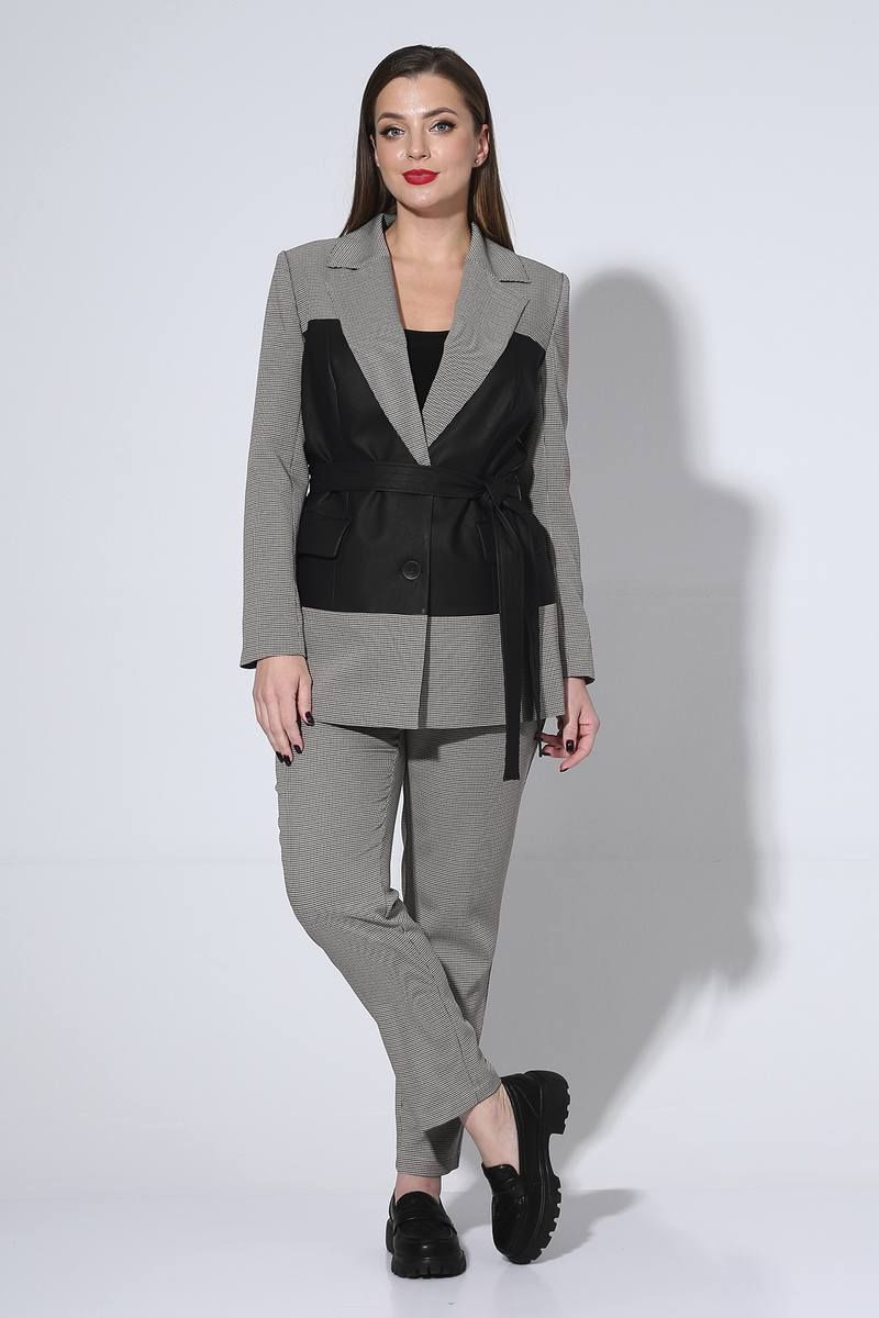 Брючный костюм Liona Style 808 черный