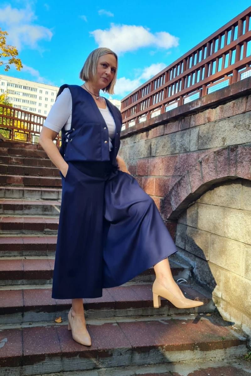 Жилеты Shymoda 324-22 темно-синий