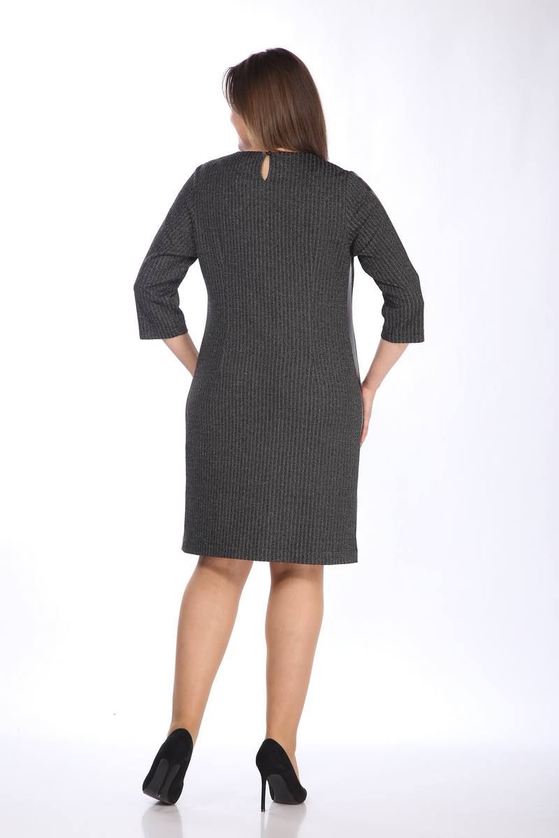 Платья Lady Style Classic 1704/3 графитовый_с_черным