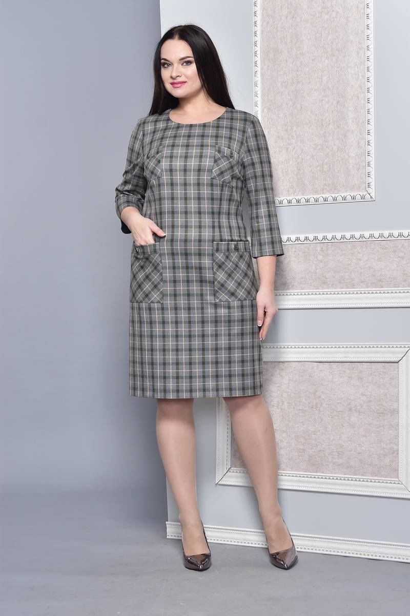 Платья Lady Style Classic 1513/1 хаки