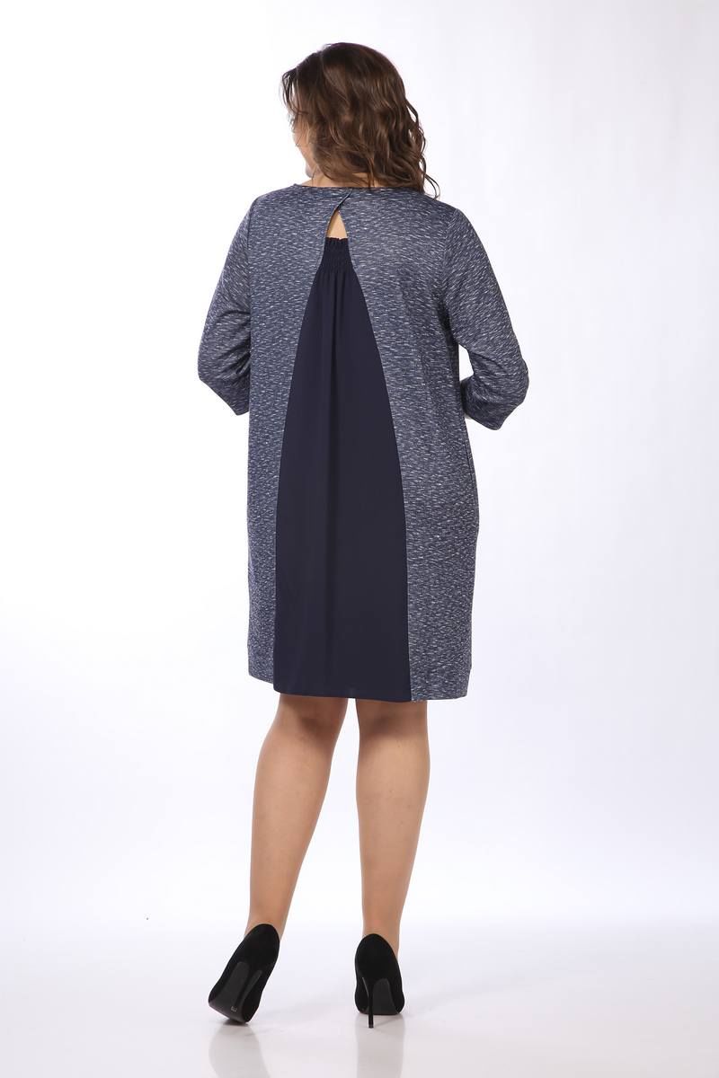 Платья Lady Style Classic 1540 синие_тона
