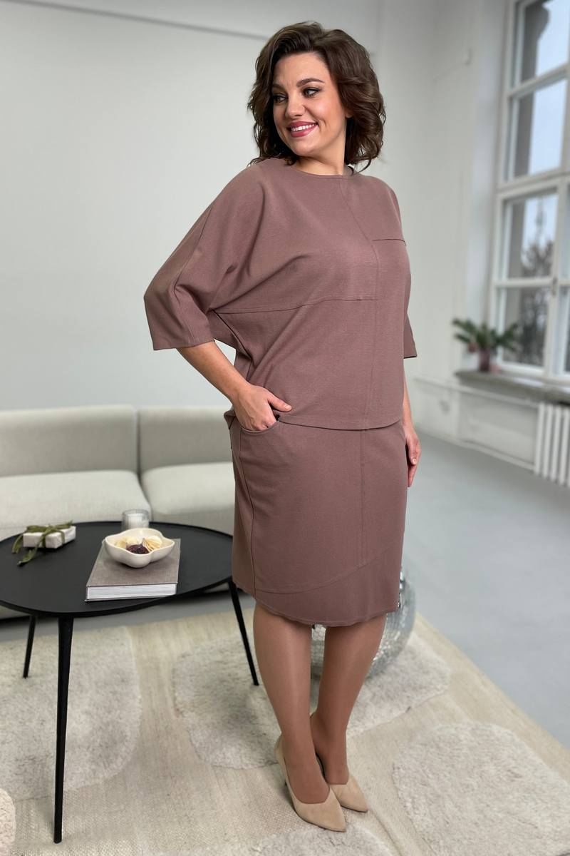 Юбки Rumoda 2095 коричневый