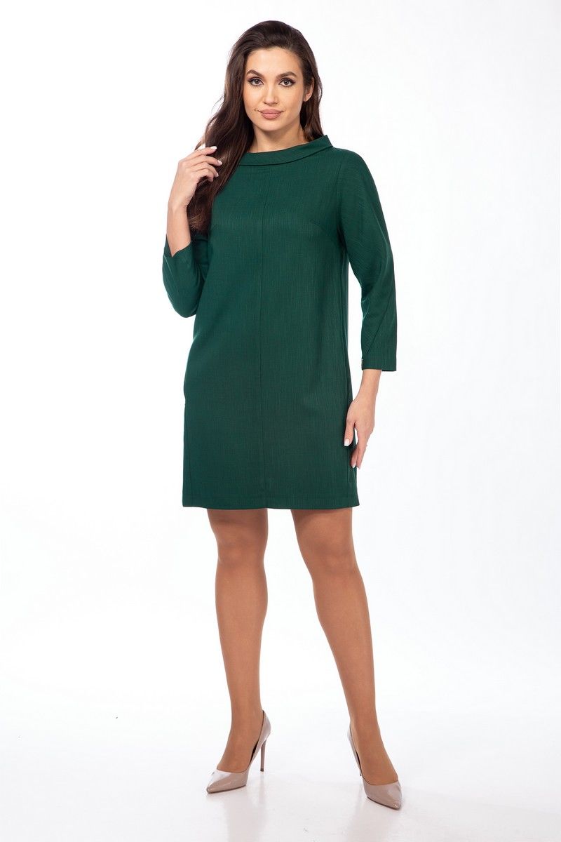 Платье Lady Style Classic 1520/2 изумрудный 2