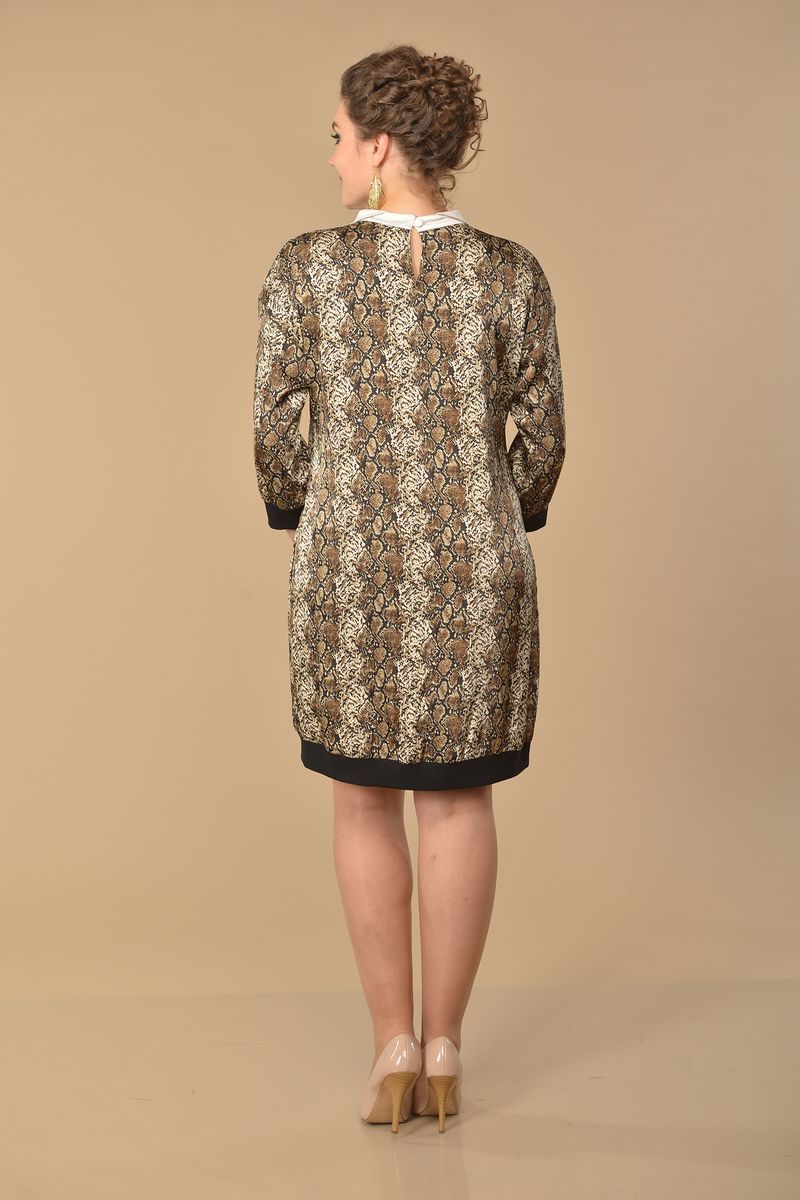 Платье Lady Style Classic 1553 коричневый 2