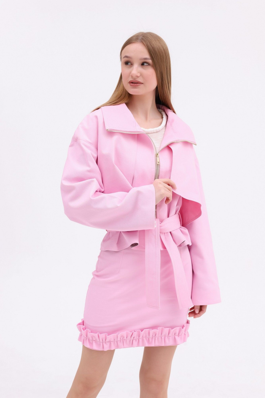 Тренч MASHA SKORINA MS-SKJ-002 розовый