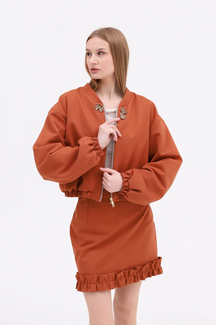 Бомбер MASHA SKORINA MS-SKJ-001 медный 2