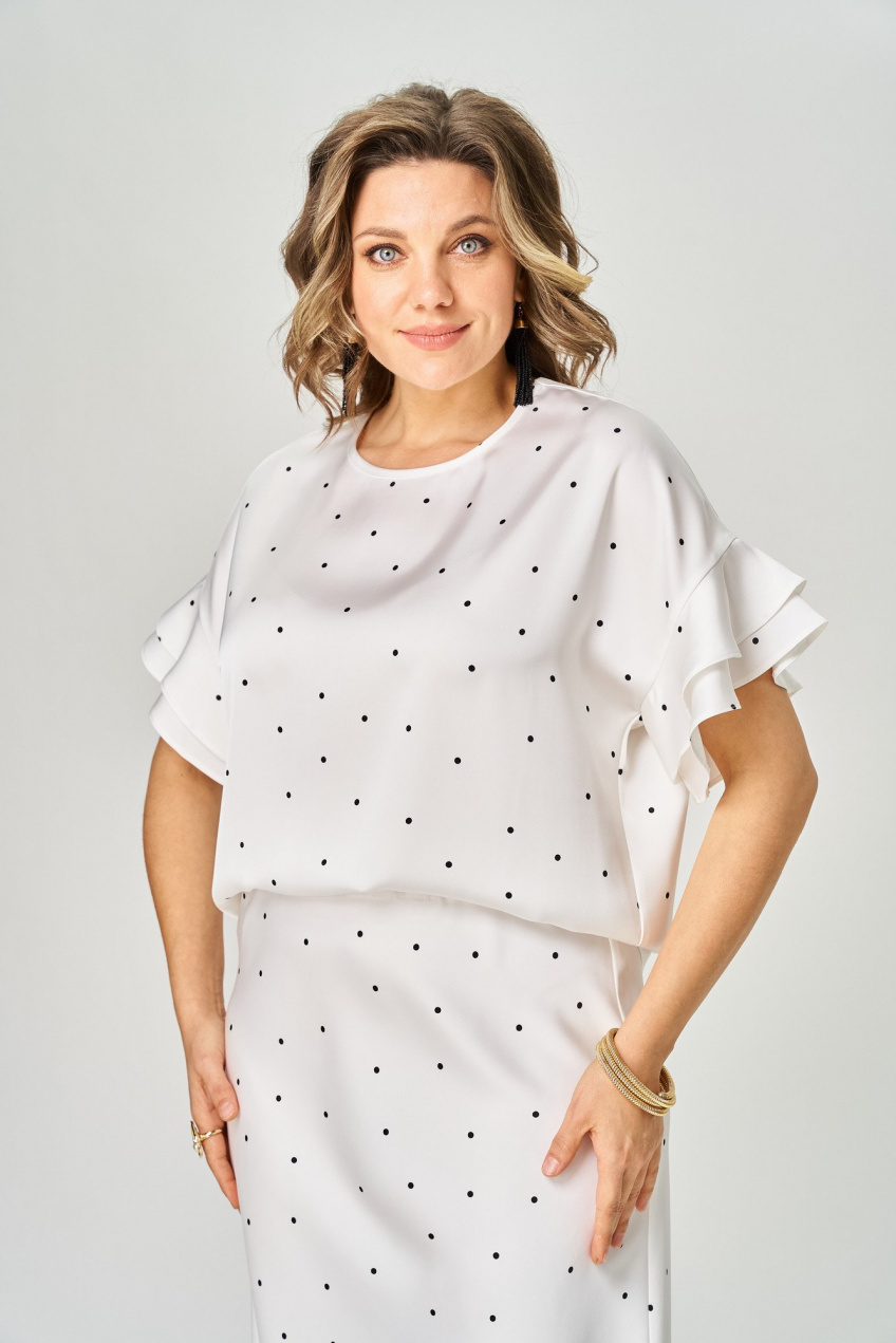 Блуза, юбка Rumoda 2294_молочный 4