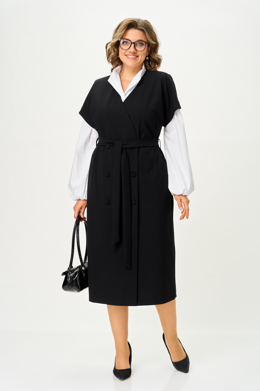 Блуза, сарафан Lady Secret 26328 черный+белый