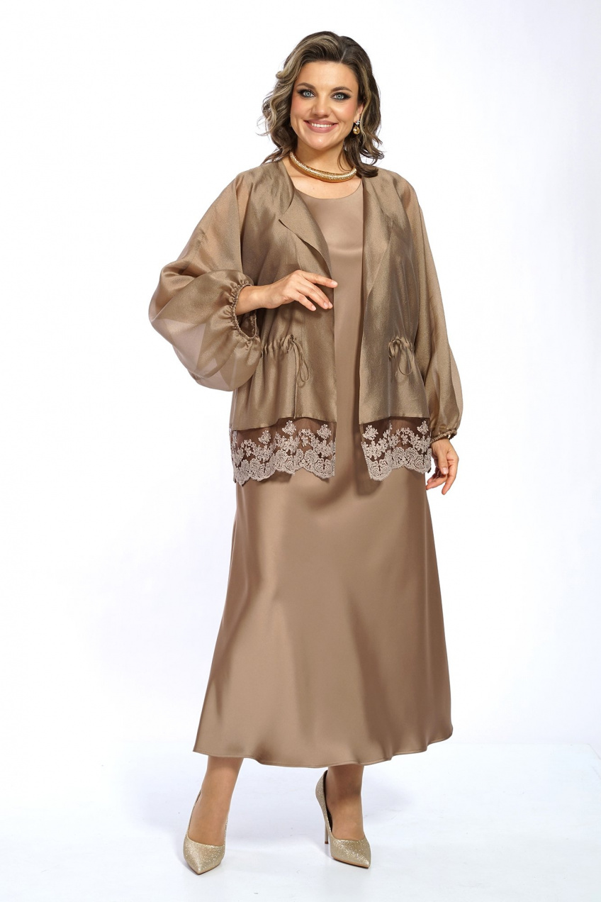 Блуза, платье Alani Collection 2668 золото