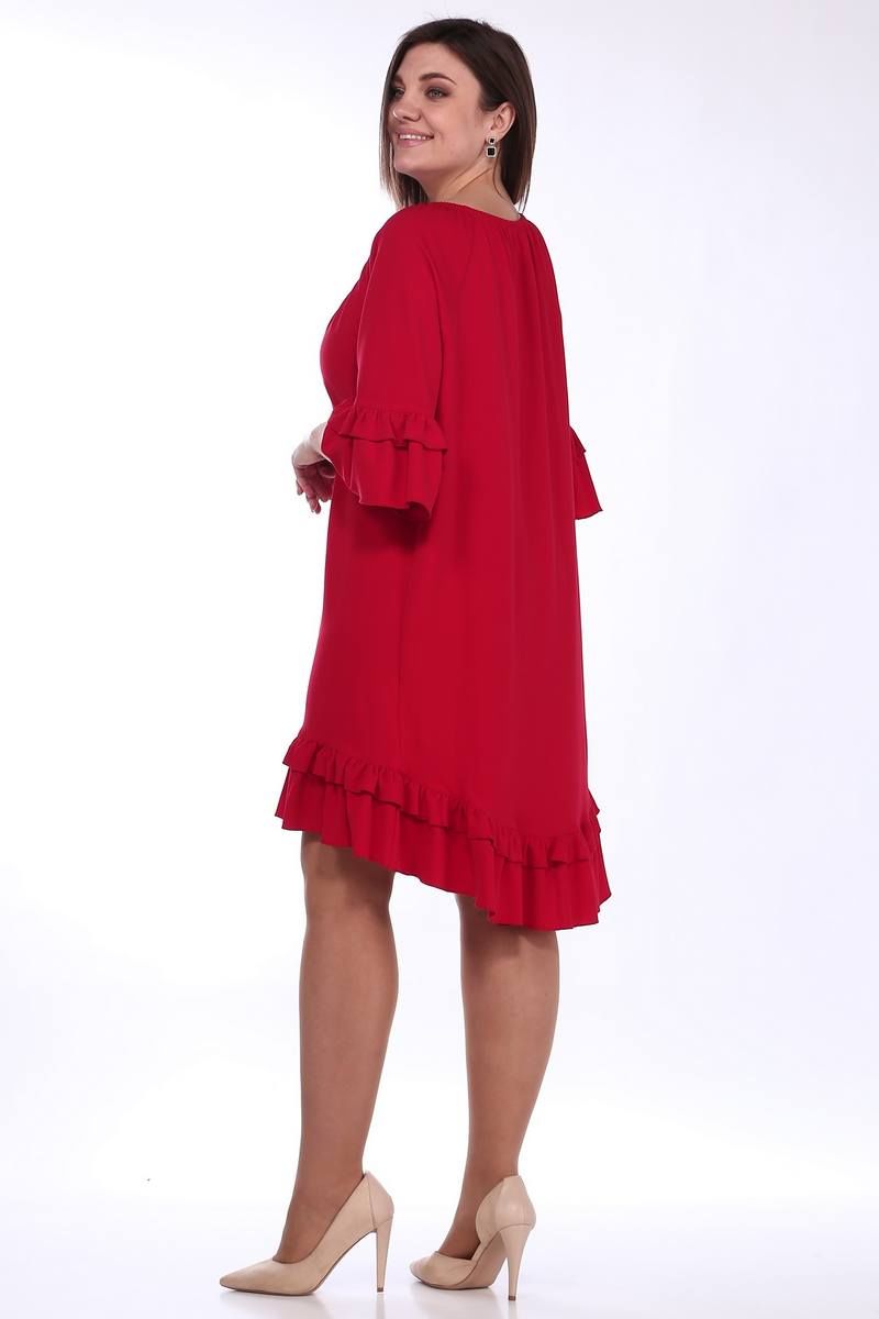 Платье Lady Style Classic 1294/2 красные_тона 2