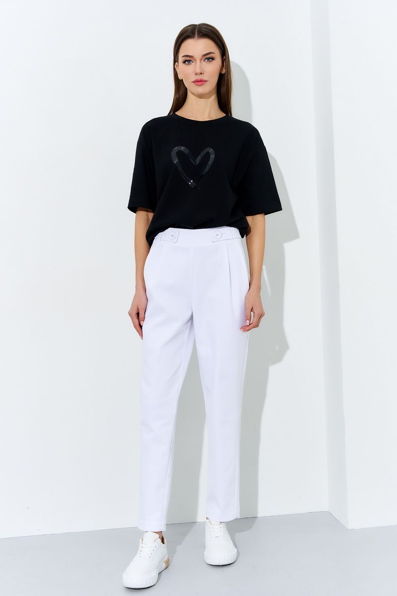 Брюки DiLiaFashion 0701 белый