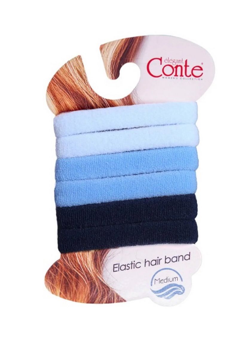 Украшения Conte Elegant Резинка_(blue)_ 6_шт