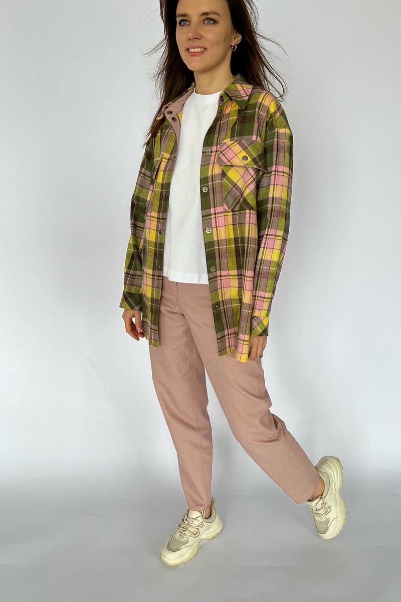 Рубашки i3i Fashion 202/3 зеленая_клетка