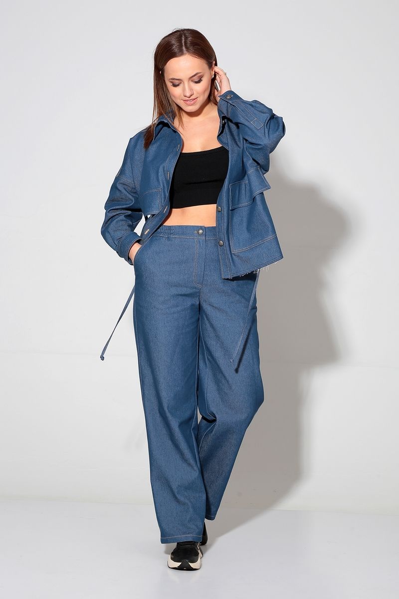 Комплекты брючные Liona Style 865 синий