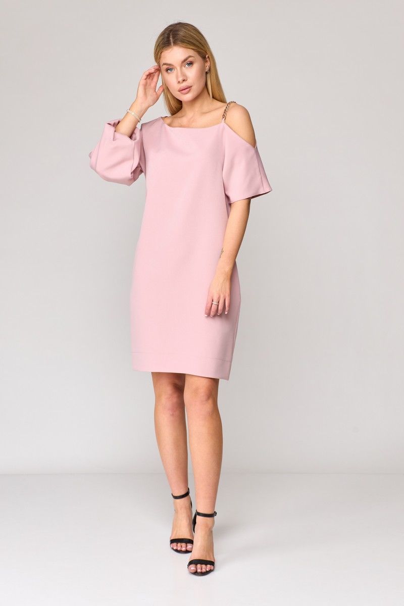 Платья Talia fashion 394 пудра